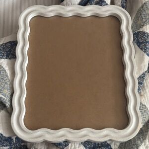 White Scalloped Picture Frame
